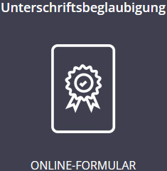 Unterschriftsbeglaubigung